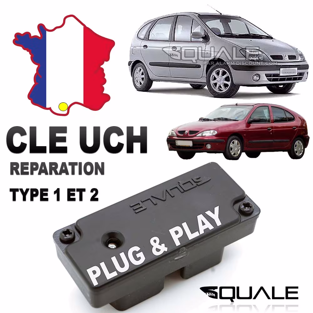 Clé UCH Reprogrammation RENAULT SCENIC 1 phase 2 PANNE PAR GRAND FROID