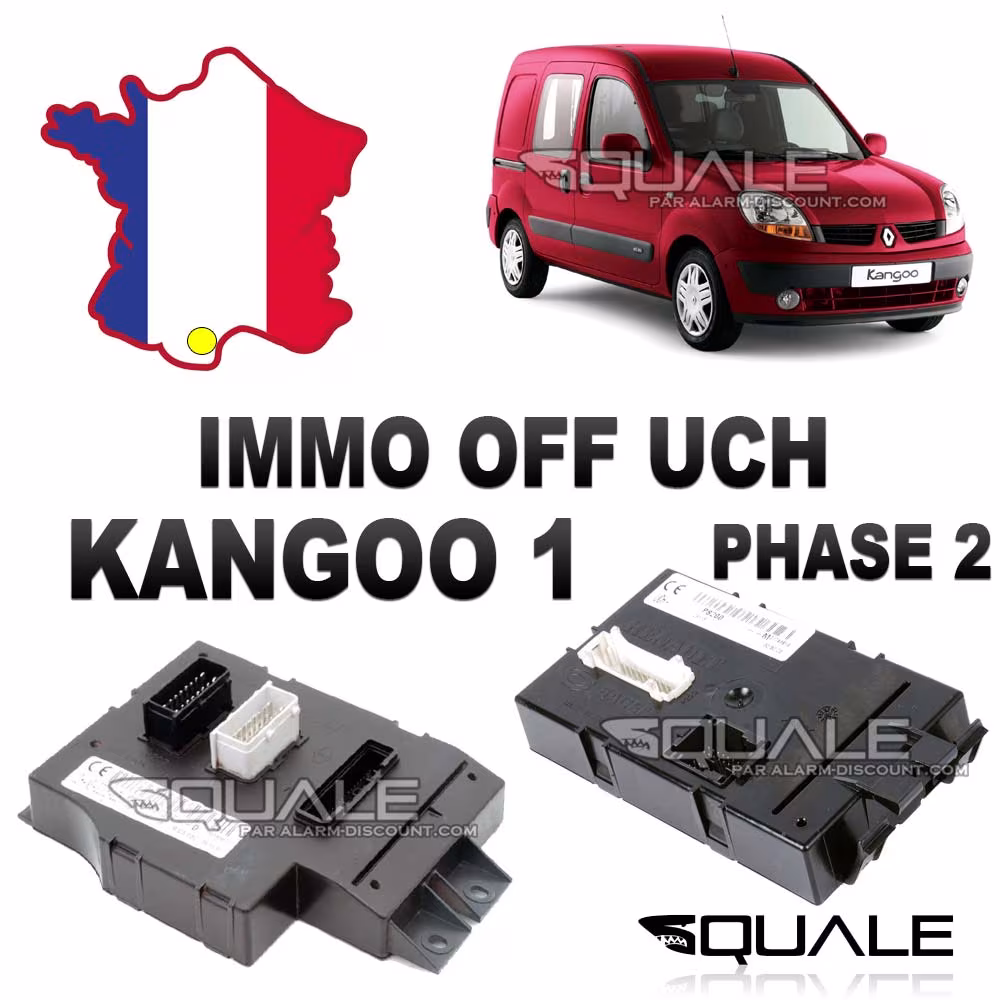 Désactivation anti démarrage sur UCH  renault kangoo 1 phase 2