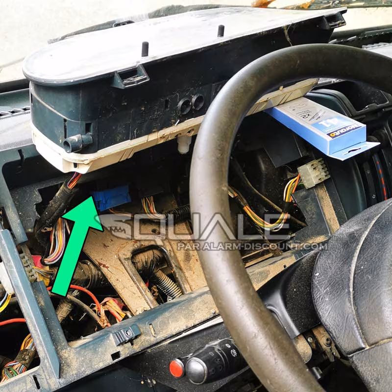 Emplacement du boitier décodeur sur le trafic 1