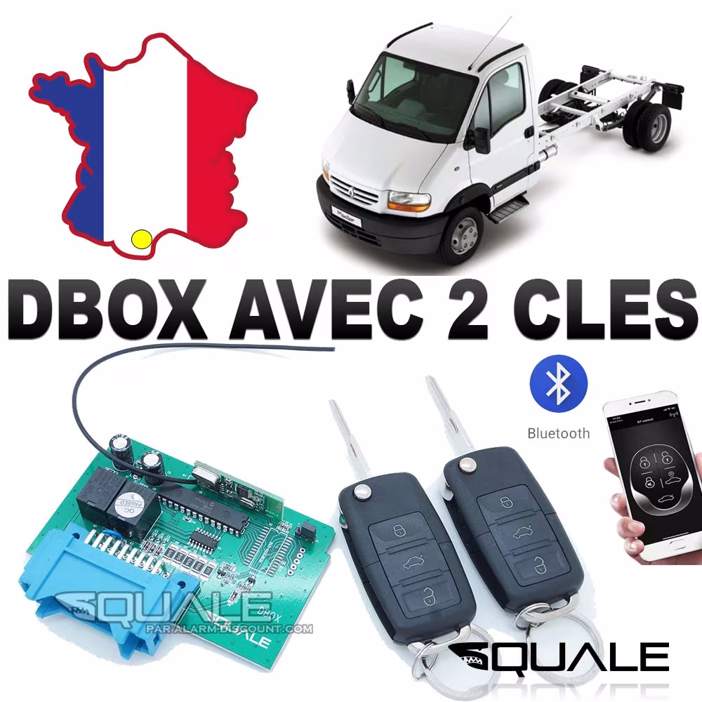 DBOX pour mascott 2 phase 1 avec 2 clés télécommandes (Anti démarrage + télécommande)