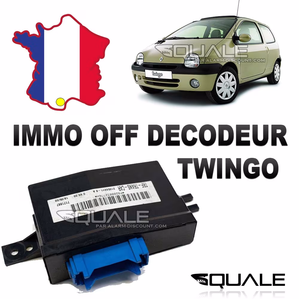 Désactivation anti démarrage sur boitier décodeur Twingo 1 phase 2
