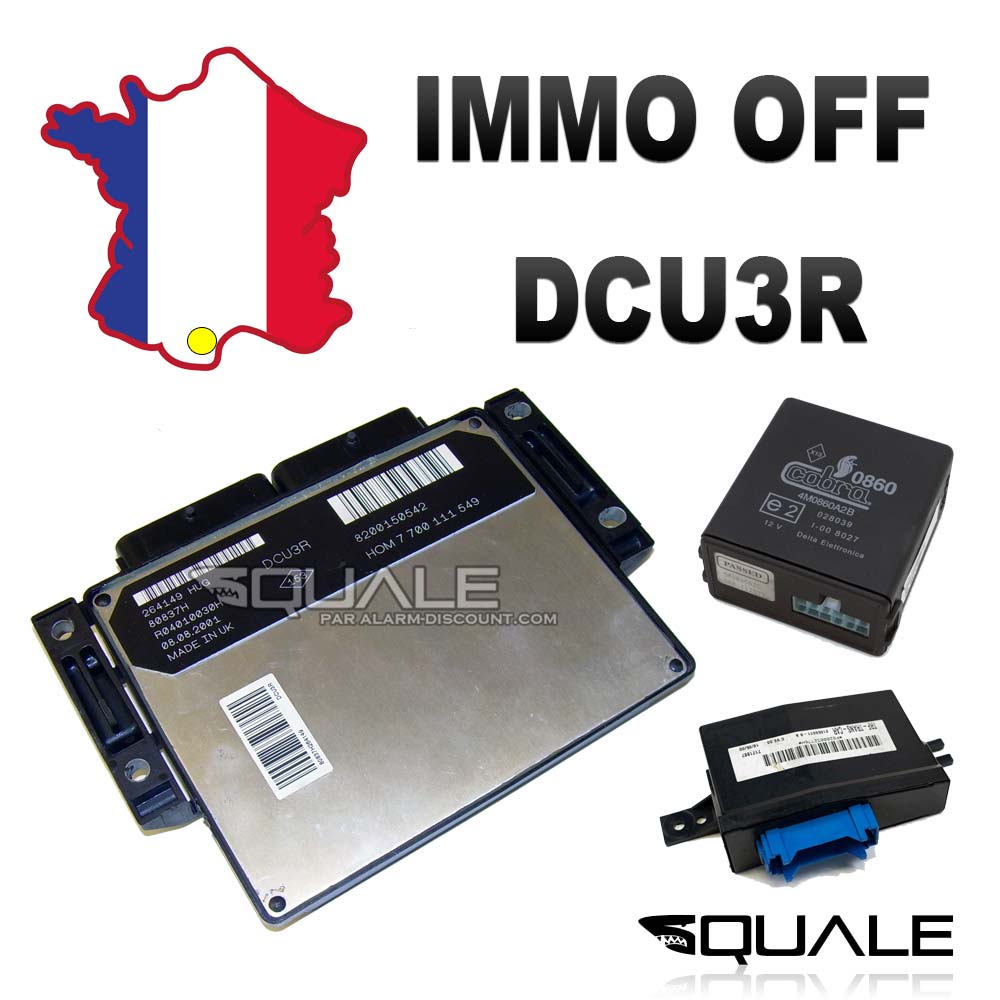 Désactivation anti démarrage DCU3R immo off