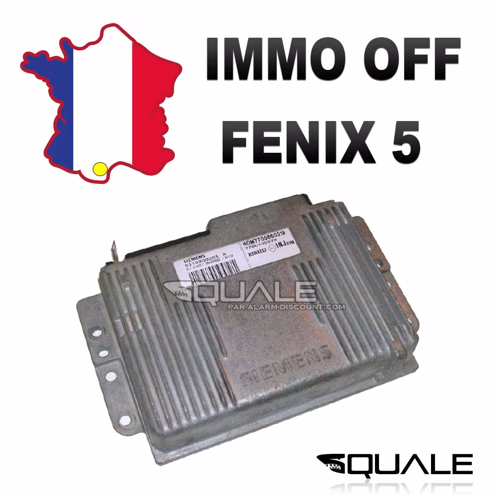 Service de suppression d'anti demarrage (Extraction code + module a installer) sur calculateur FENIX 5