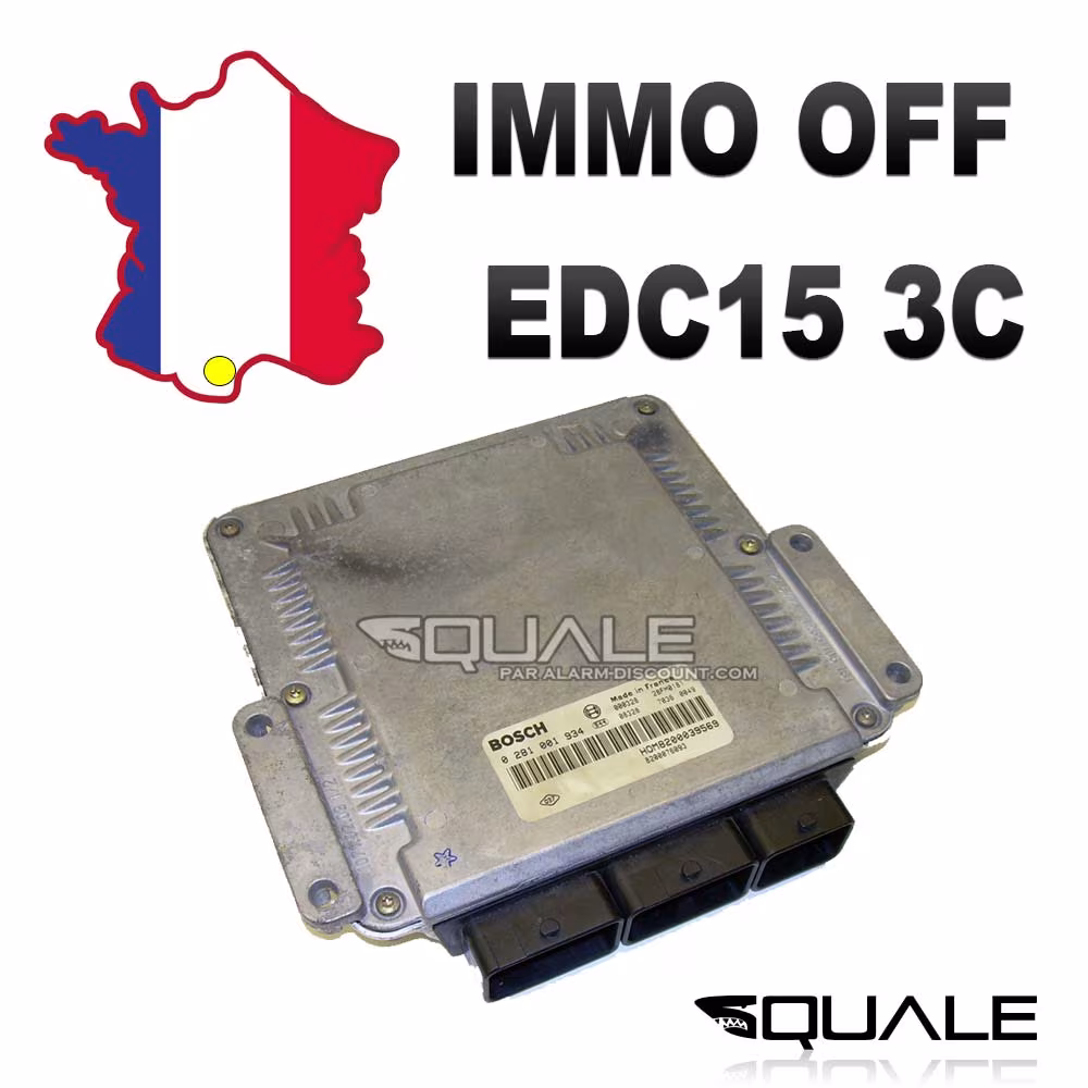 Service de suppression d'anti démarrage sur calculateur EDC15 3 connecteurs