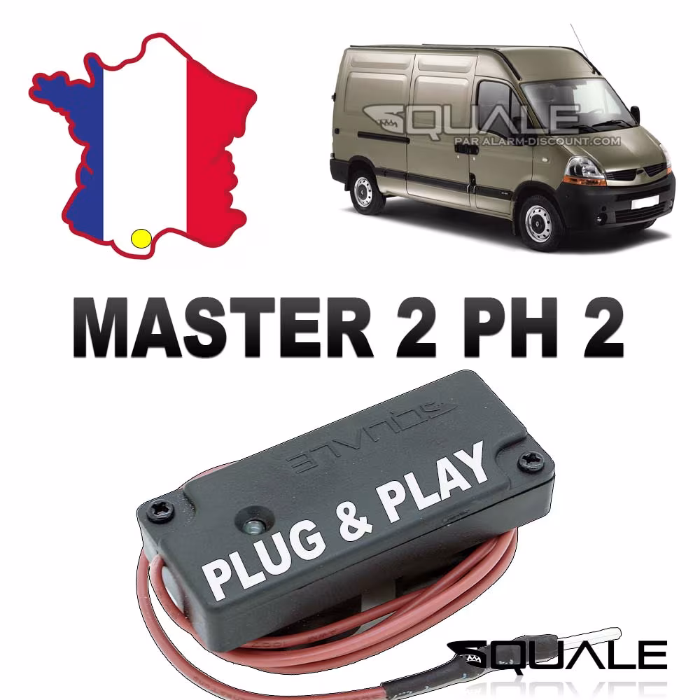 Clé de désactivation d anti démarrage RENAULT MASTER 2 phase 2 à partir de 2003