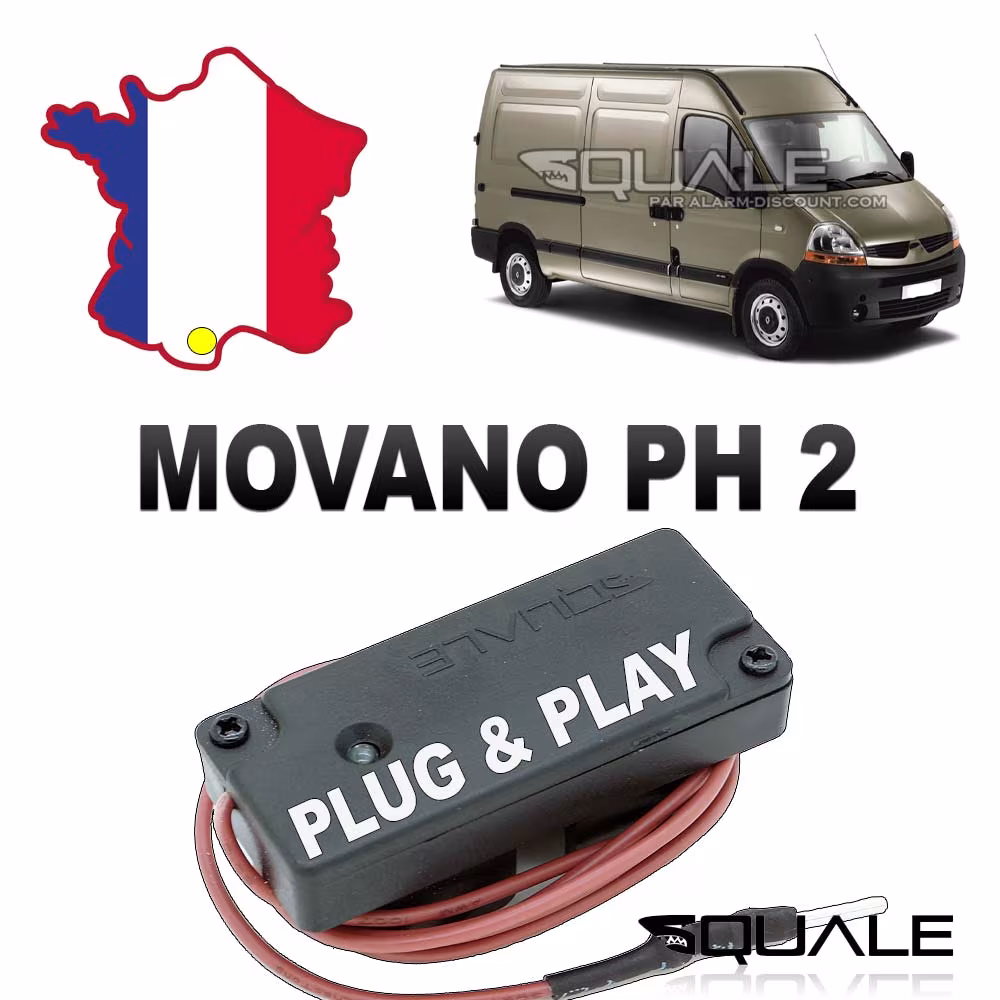 Clé de désactivation d anti démarrage OPEL MOVANO phase 2 à partir de 2003