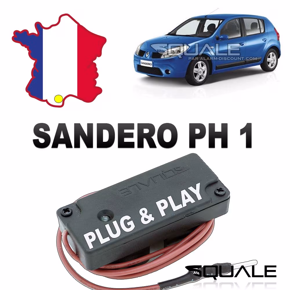 Clé de désactivation d anti démarrage DACIA SANDERO phase 1 jusqu'à 2010